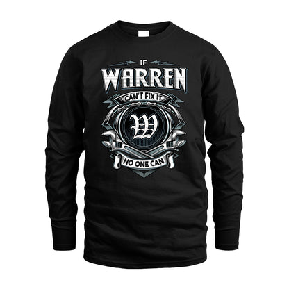 WARREN 13K1-510 Personalized  "Can’t Fix It No One Can"