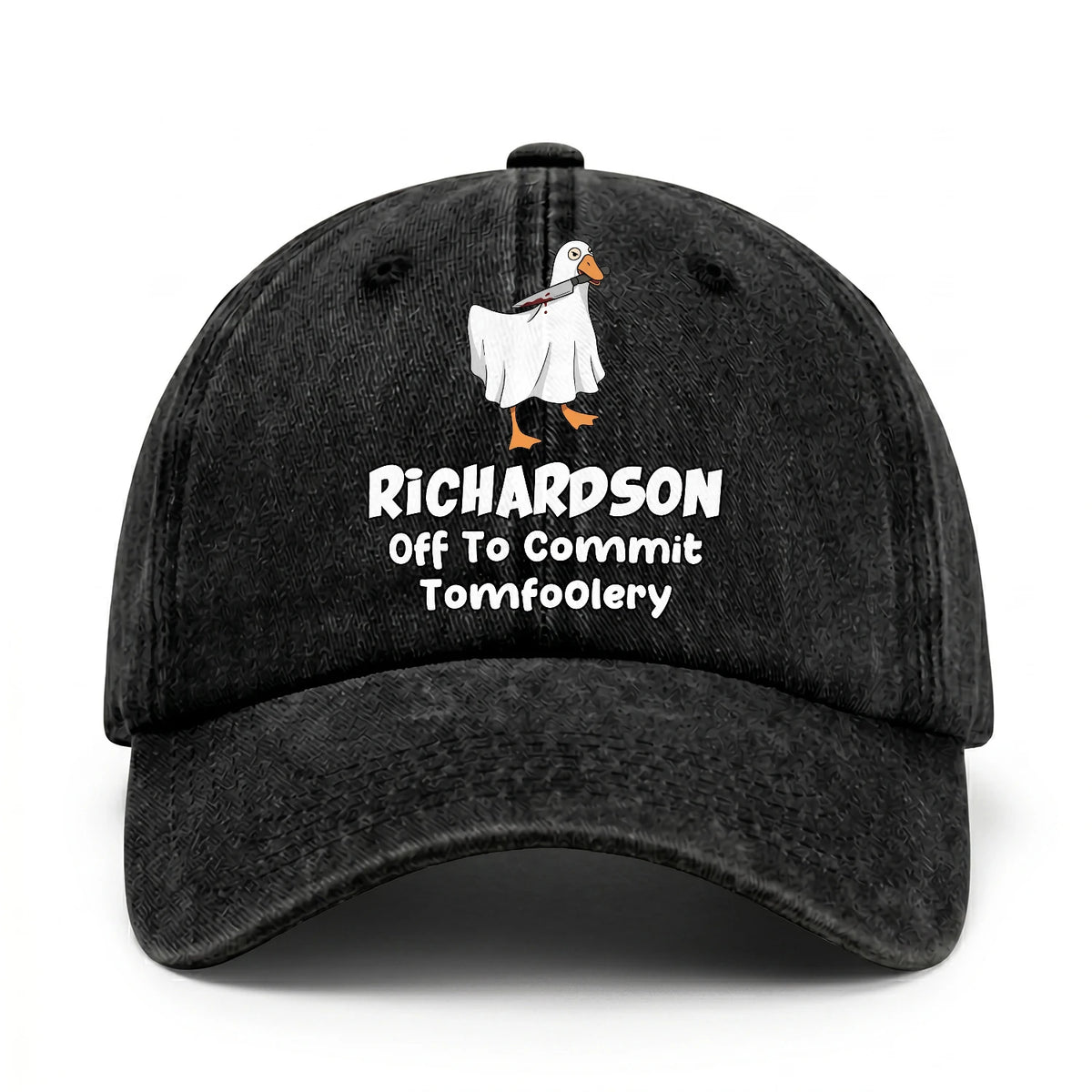 Off To Commit Tomfoolery Funny Goose Washed Cap RICHARDSON 13K1 C131PF