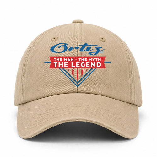 The Man The Myth The Legend Logo Washed Cap ORTIZ 13K1 C37PF