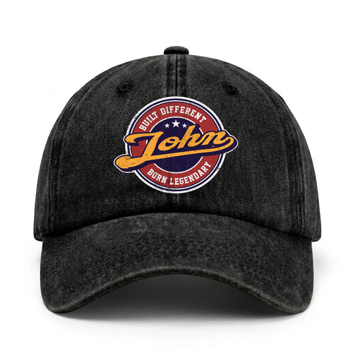 Built Different Born Legendary Logo Washed Cap JOHN 13K1 C65PF