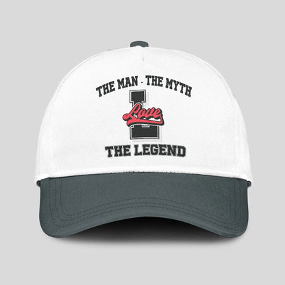The Man The Myth The Legend Custom Initial Letter And Name Cap LOVE 13K1 C38PF
