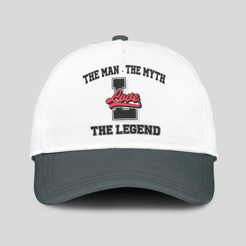 The Man The Myth The Legend Custom Initial Letter And Name Cap LOVE 13K1 C38PF