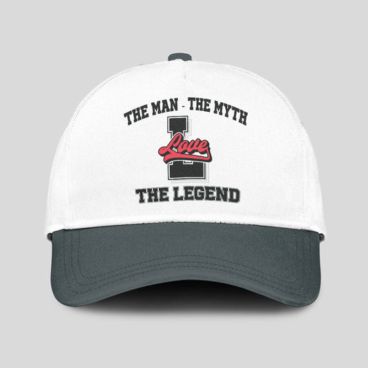 The Man The Myth The Legend Custom Initial Letter And Name Cap LOVE 13K1 C38PF