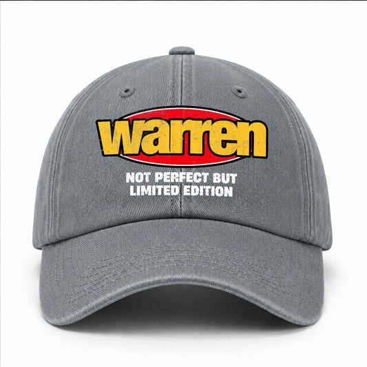 Your Name Not Perfect But Limited Edition Red Logo Washed Cap WARREN 13K1 C84PF