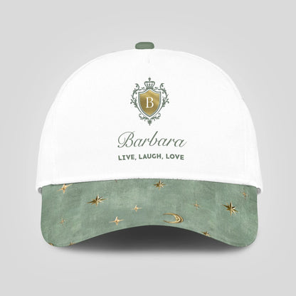 Live Laugh Love Stars And Moon Green Cap BARBARA 13K1 C124PF