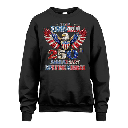 KIMBERLY 13K1-523 Personalized "Team...Lifetime Member" America 250 Design