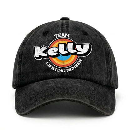 Team Your Name Lifetime Member Logo Cap KELLY 13K1 C66PF