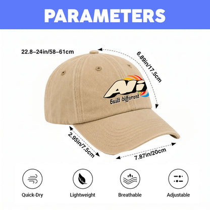Your Name Built Different Retro Washed Cap ALI 13K1 C55PF