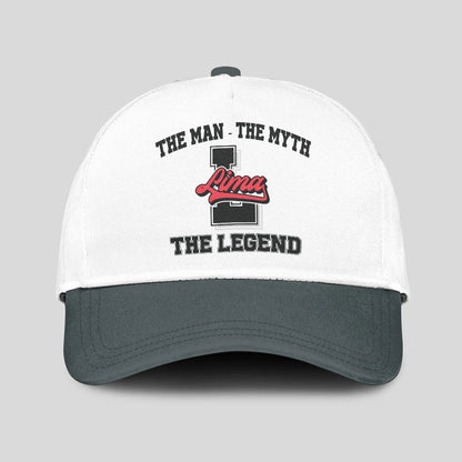 The Man The Myth The Legend Custom Initial Letter And Name Cap LIMA 13K1 C38PF