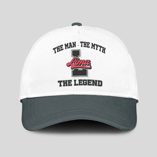 The Man The Myth The Legend Custom Initial Letter And Name Cap LIMA 13K1 C38PF