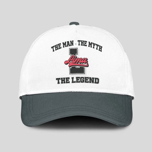 The Man The Myth The Legend Custom Initial Letter And Name Cap LIMA 13K1 C38PF