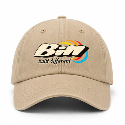 Your Name Built Different Retro Washed Cap BILL 13K1 C55PF