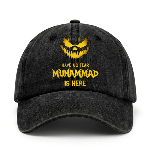 Have No Fear Your Name Is Here Jack O' Lantern Washed Cap MUHAMMAD 13K1 C135PF