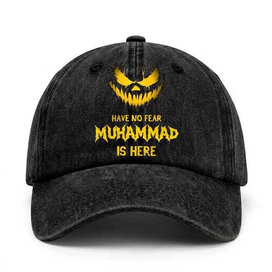 Have No Fear Your Name Is Here Jack O' Lantern Washed Cap MUHAMMAD 13K1 C135PF