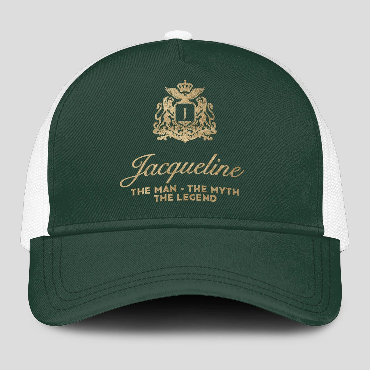 The Man The Myth The Legend Sage Green Mesh Cap JACQUELINE 13K1 C192PF