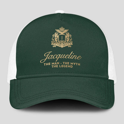 The Man The Myth The Legend Sage Green Mesh Cap JACQUELINE 13K1 C192PF