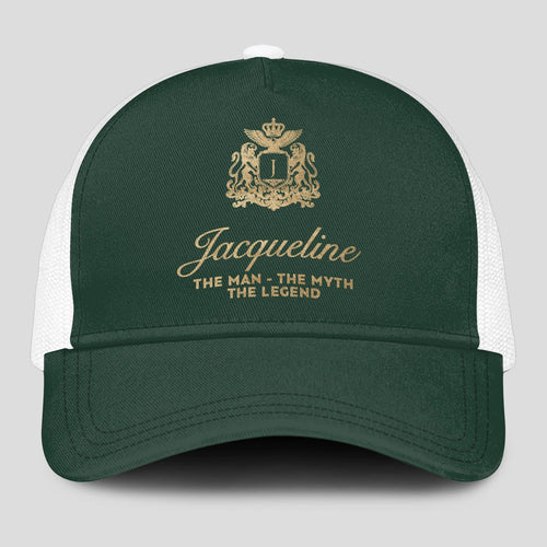 The Man The Myth The Legend Sage Green Mesh Cap JACQUELINE 13K1 C192PF