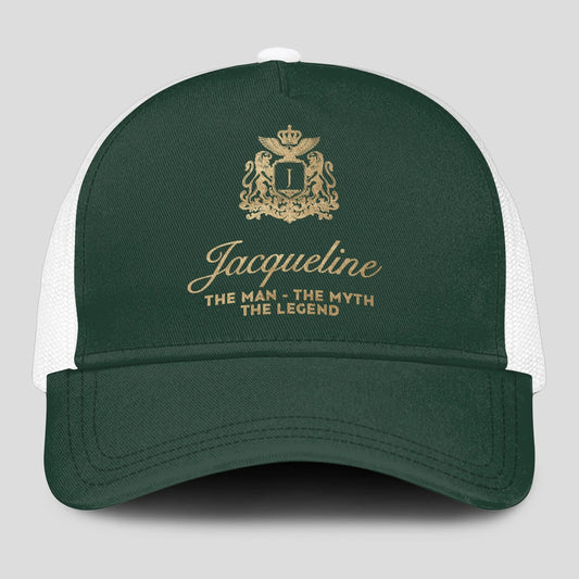 The Man The Myth The Legend Sage Green Mesh Cap JACQUELINE 13K1 C192PF
