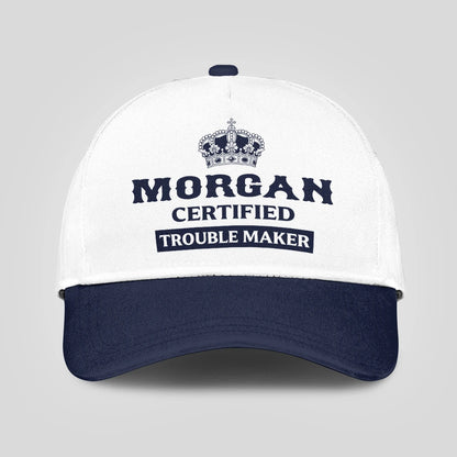 Certified Your Name Trouble Maker Washed Cap MORGAN 13K1 C148PF