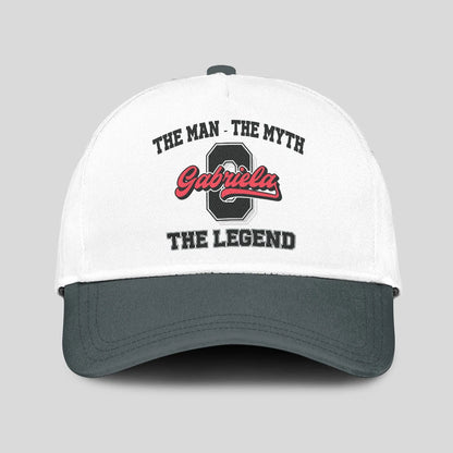 The Man The Myth The Legend Custom Initial Letter And Name Cap GABRIELA 13K1 C38PF