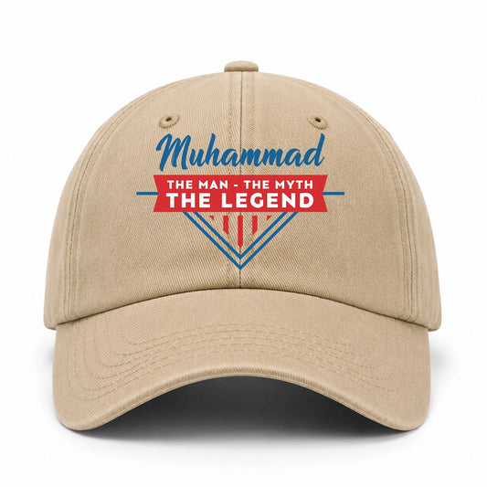The Man The Myth The Legend Logo Washed Cap MUHAMMAD 13K1 C37PF