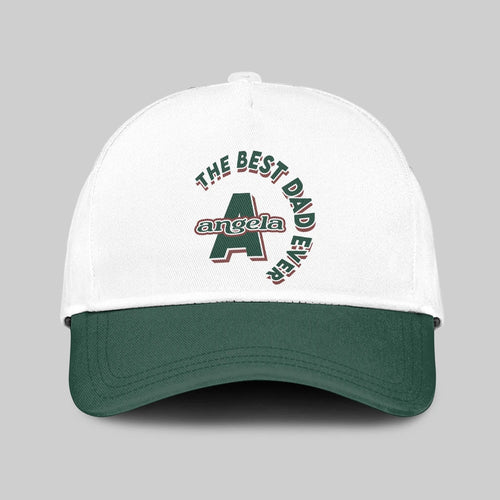 The Best Dad Ever Custom Name Cap ANGELA 13K1 C35PF