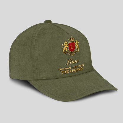 The Man The Myth The Legend Royal Olive Cap LOVE 13K1 C92PF