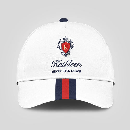 Never Back Down Stripped Cap KATHLEEN 13K1 C86PF