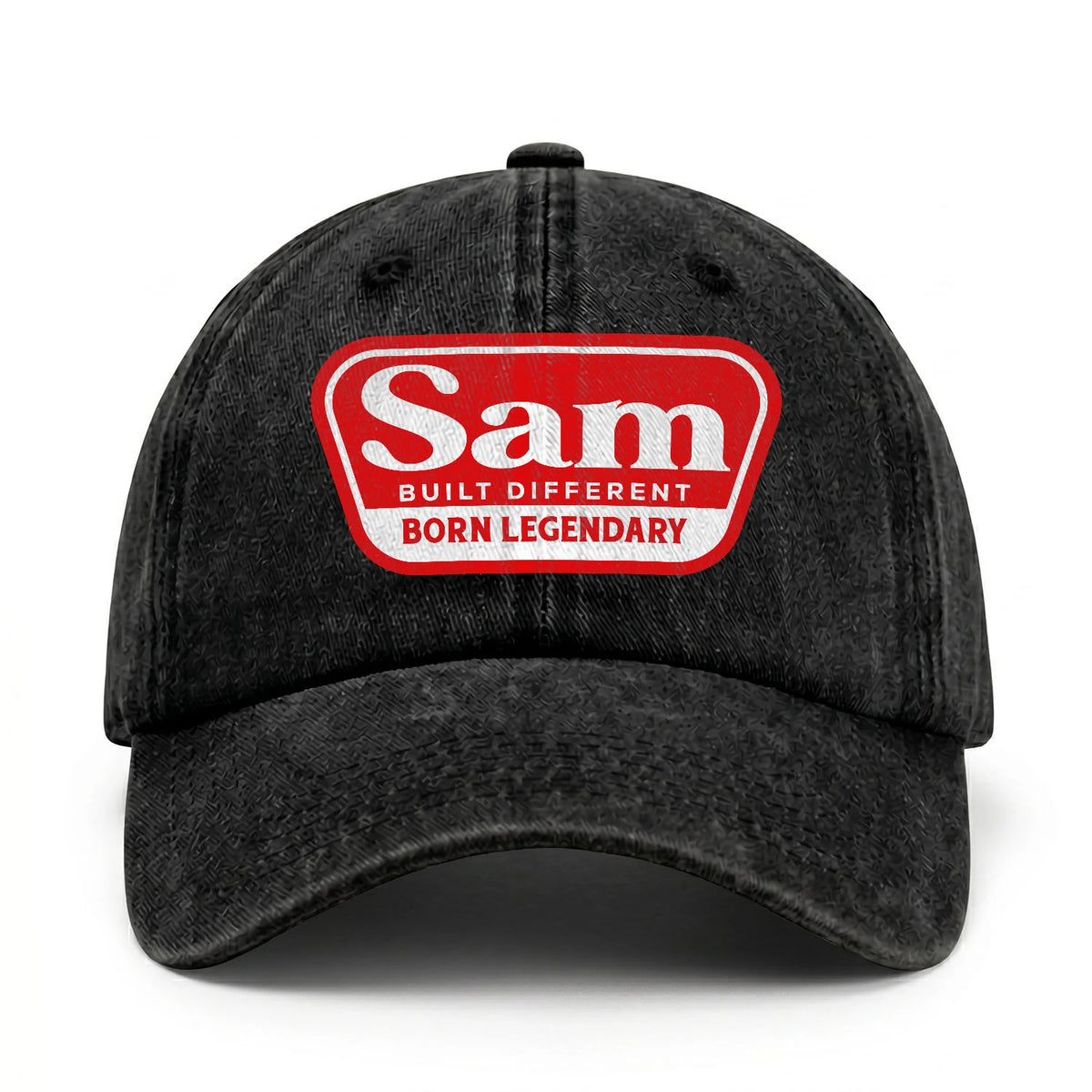 Built Different Born Legendary Red Logo Washed Cap SAM 13K1 C63PF