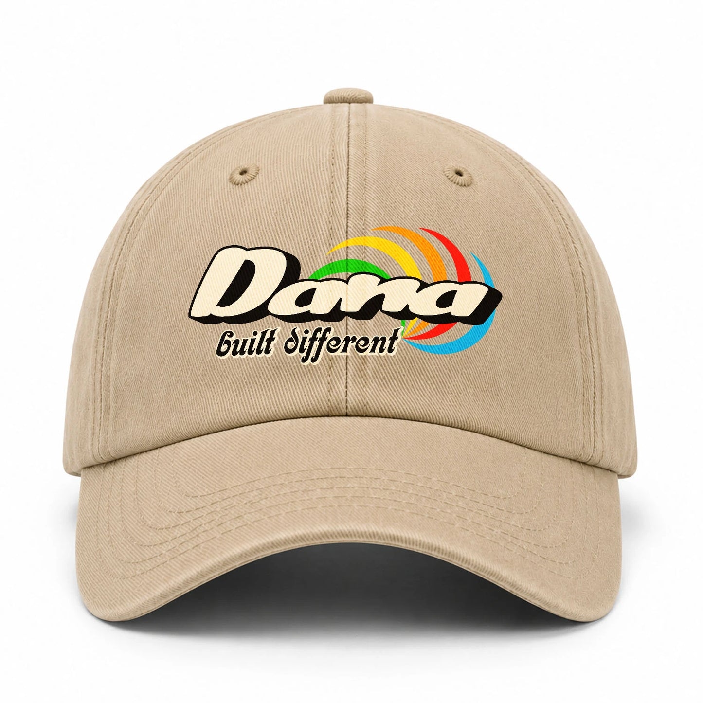 Your Name Built Different Retro Washed Cap DANA 13K1 C55PF