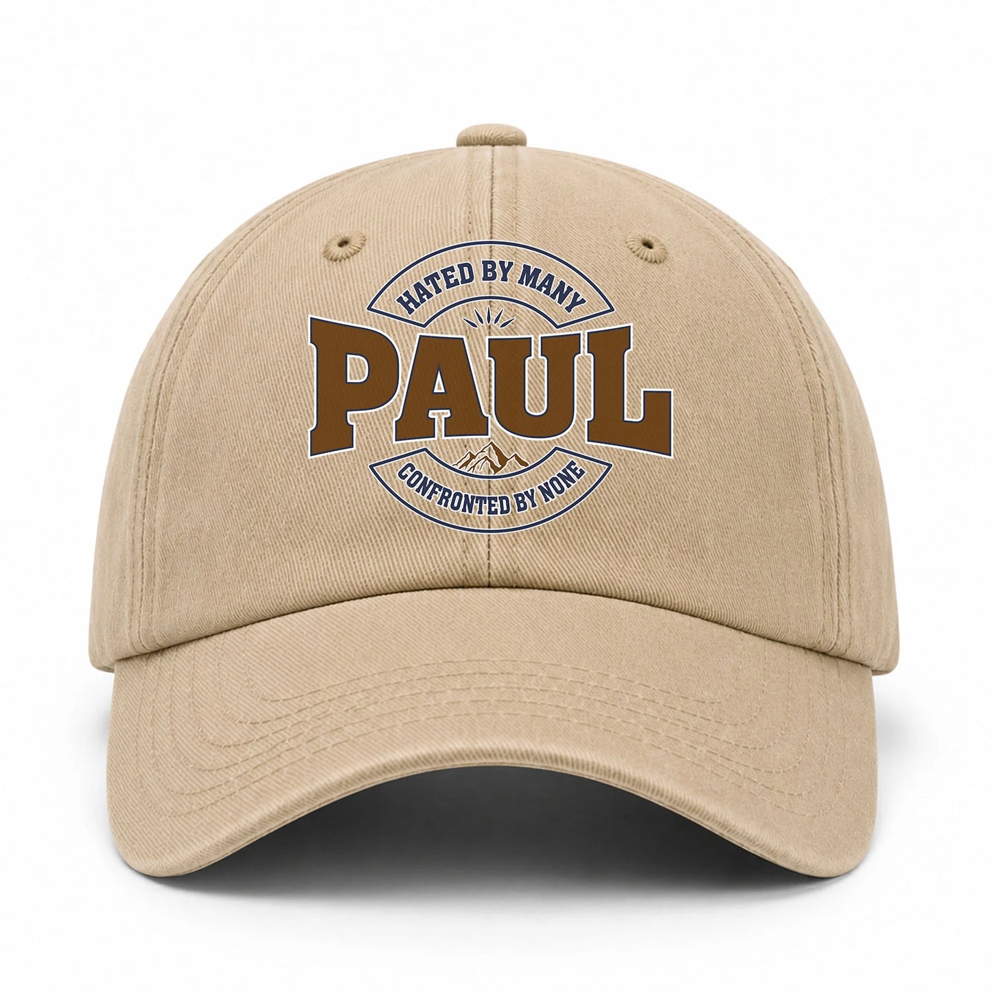 Hated By Many Confronted By None Washed Cap PAUL 13K1 C36PF