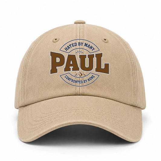Hated By Many Confronted By None Washed Cap PAUL 13K1 C36PF