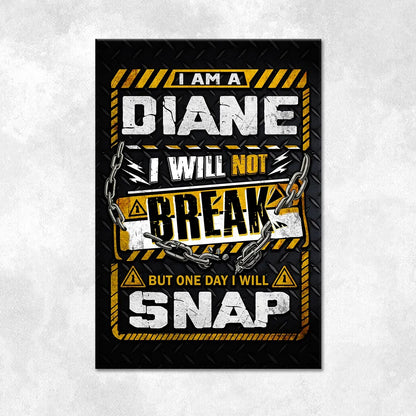 DIANE Motivational Rug – Black & Yellow Quote Carpet for Living Room 13K1-AR1
