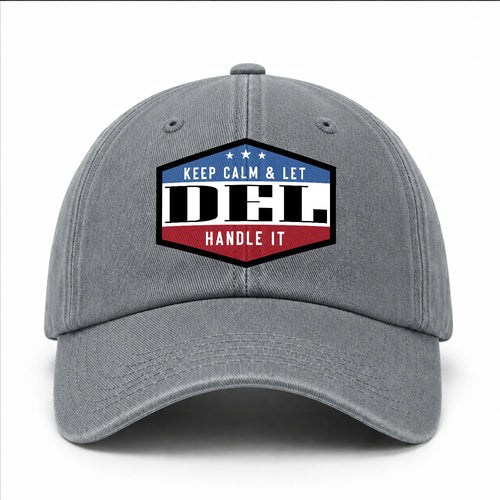 Keep Calm & Let Your Name Handle It Washed Cap DEL 13K1 C87PF