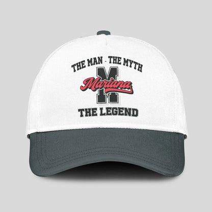 The Man The Myth The Legend Custom Initial Letter And Name Cap MARIANA 13K1 C38PF