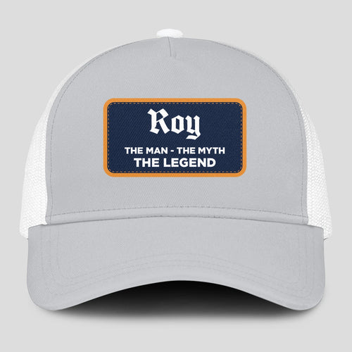 The Man The Myth The Legend Gray Mesh Cap ROY 13K1 C204PF