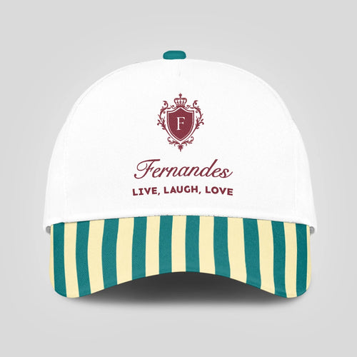 Live Laugh Love Green And Yellow Royal Cap FERNANDES 13K1 C122PF
