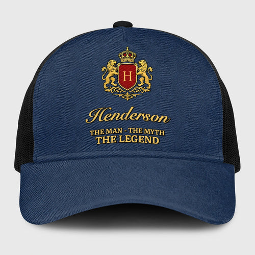 The Man The Myth The Legend Royal Blue Mesh Cap HENDERSON 13K1 C187PF