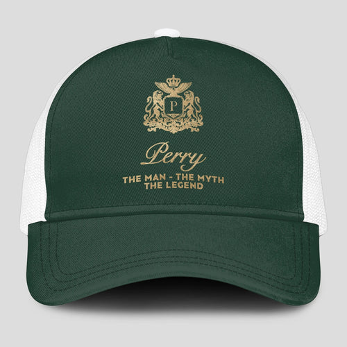 The Man The Myth The Legend Sage Green Mesh Cap PERRY 13K1 C192PF