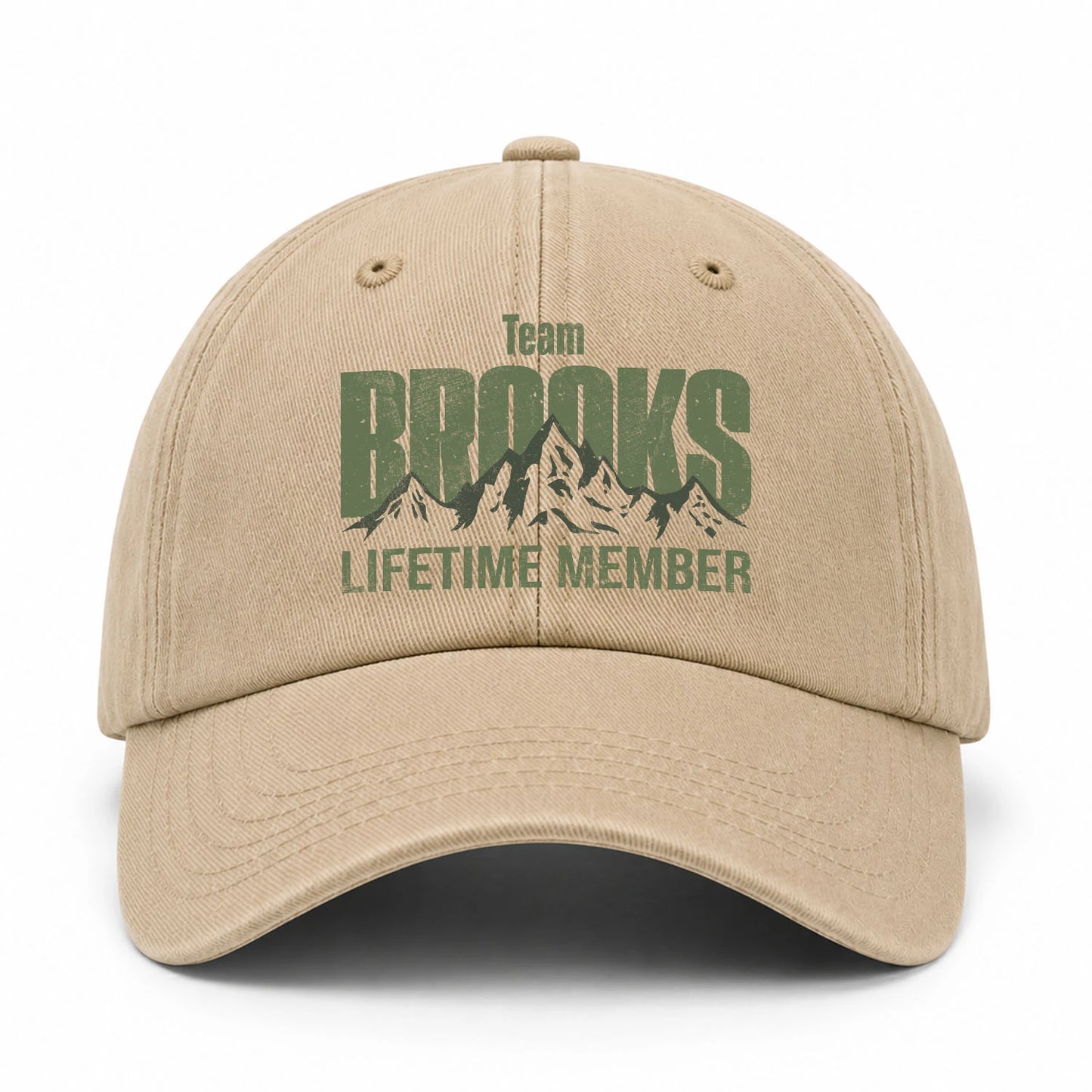 Team Your Name Lifetime Member Mountain Cap BROOKS 13K1 C58PF