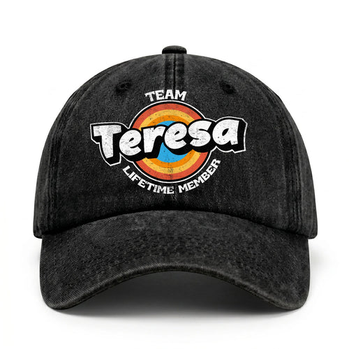 Team Your Name Lifetime Member Logo Cap TERESA 13K1 C66PF