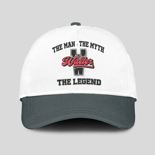 The Man The Myth The Legend Custom Initial Letter And Name Cap WALTER 13K1 C38PF