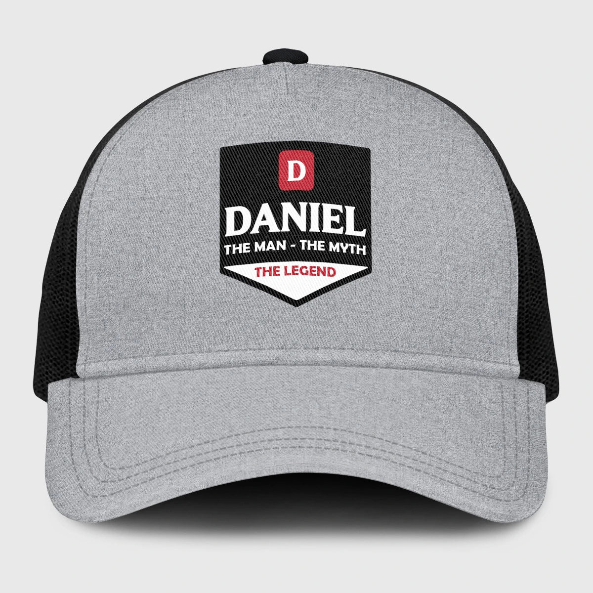The Man The Myth The Legend Gray Mesh Cap DANIEL 13K1 C189PF