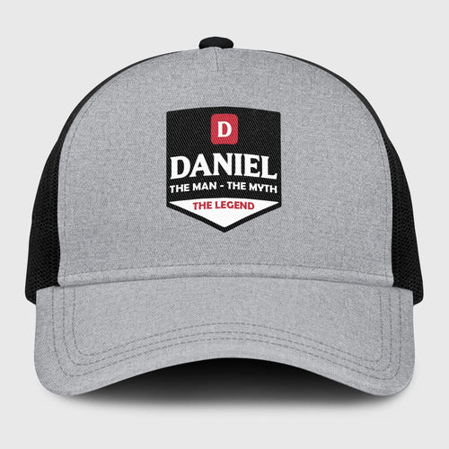 The Man The Myth The Legend Gray Mesh Cap DANIEL 13K1 C189PF