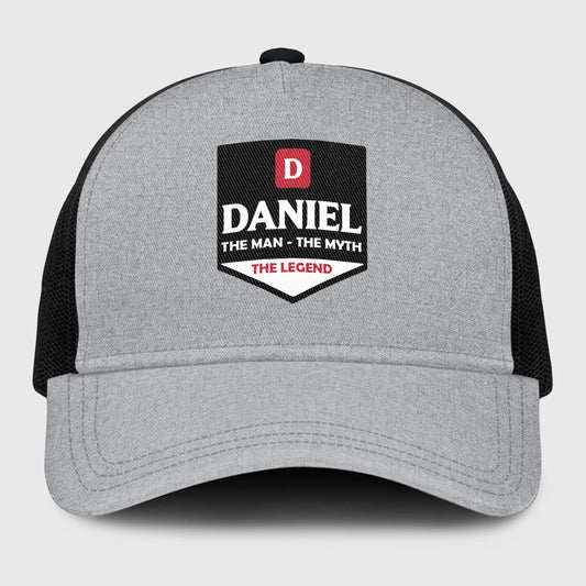 The Man The Myth The Legend Gray Mesh Cap DANIEL 13K1 C189PF
