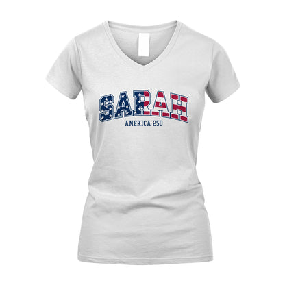 SARAH 13K1-555 America 250 Personalized