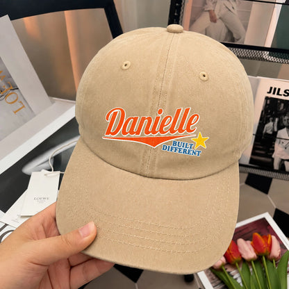 Your Name Built Different Logo Washed Cap DANIELLE 13K1 C56PF
