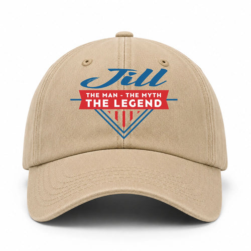 The Man The Myth The Legend Logo Washed Cap JILL 13K1 C37PF