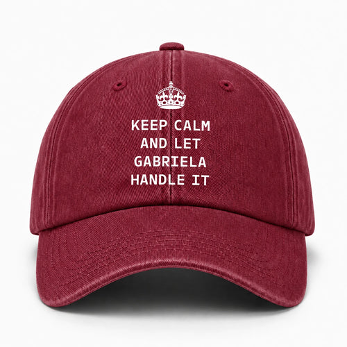 Have No Fear Your Name Is Here Halloween Washed Cap GABRIELA 13K1 C108PF