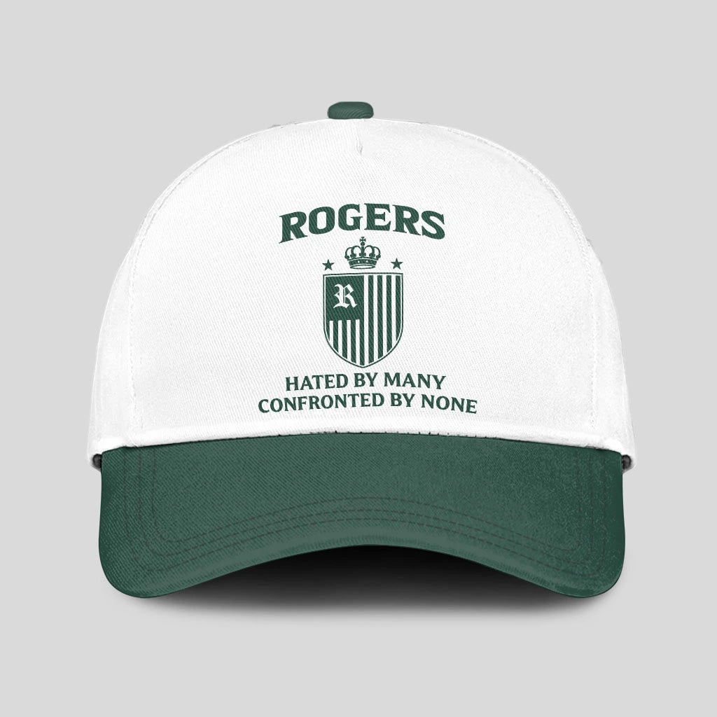 Hated By Many Confronted By None Luxury Logo Cap ROGERS 13K1 C41PF